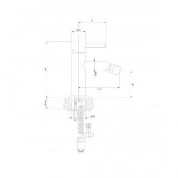 Bidé Cromo Flexi‑Mix