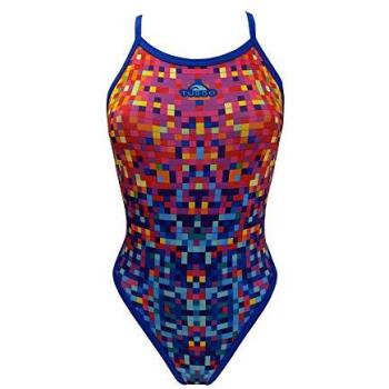 Maillot de bain de natation Turbo Pixels violet pastel femme