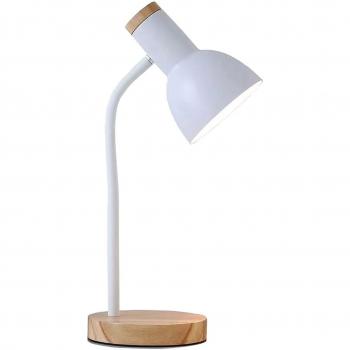 Lampada tavolo 32015 – legno e metallo in tonalità neutra – 40 W