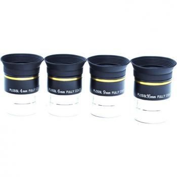 Plossl 1,25 Ocular 4/6/9/16 mm Marco HD con Lente Óptico Cristal