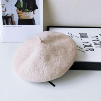 Boina francesa de lana para mujer