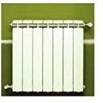 Sistema di riscaldamento alluminio fuso 7 elementi Klass 600, 924 W, bianco