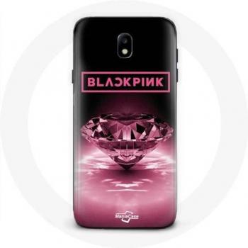 Samsung J3 2017 « Blackpink » – Coque flexible au design diamants roses