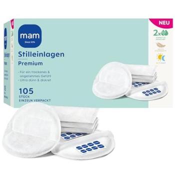 Stilleinlage Set 105 Stück – Einweg – MAM – Weiß