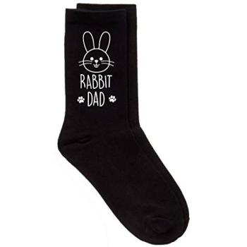 Instant Change Rabbit Dad Black Calf Socks Male Edition