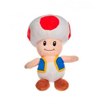 Tamaño 20 cm: Peluche Super Mario + Toad