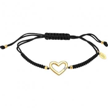 Pulsera Lotus Silver LP3217-2/2 Moments de plata con bola chapada y motivo corazón
