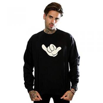 Disney Men's Mickey Mouse Skate Sweatshirt (Black) XL