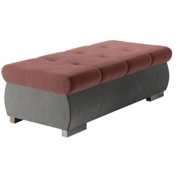 Banco acolchado Comfivo 123, Magic Velvet 2217 + Magic Velvet 2258