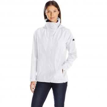 Helly Hansen Women's White Aden Rain Jacket Size S