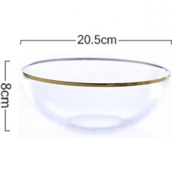 Gold Rim Nordic Dessert Bowl Collection