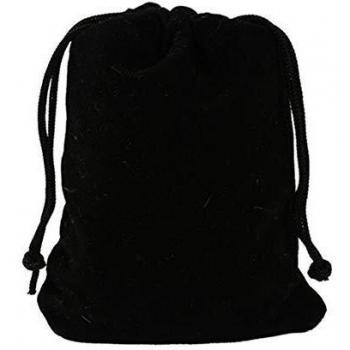 Egurs Hochzeitssamtbeutel – 10 Stück, 20x30 cm, Geschenkverpackung in Schwarz