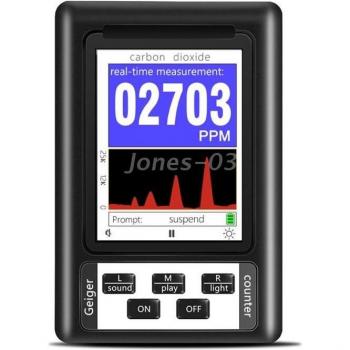 Q6PE Innen-CO2-Monitor, hochpräzise Messungen und großer Bildschirm