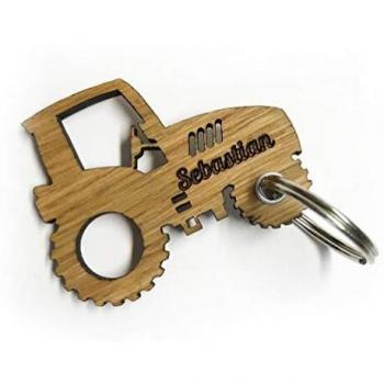 Traktor-Führerschein Schlüsselanhänger – Personalisiertes Landwirt-Accessoire