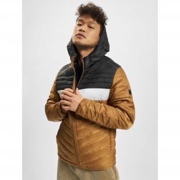 Jack & Jones Männer Hoodie Fleece-Jacke mit Kunstfellbesatz