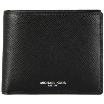 MICHAEL KORS Portafoglio Billfold Coin in Pelle di Mucca Nero