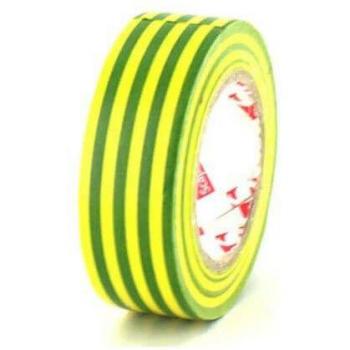 Nastro Scapa 19 mm Giallo‑Verde, PVC Isolante