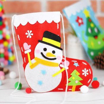 Bas de Noël créatifs pour enfants