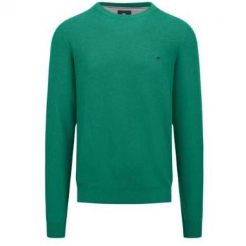 Herren Strickpullover FYNCH-HATTON, Gr. XXL, 100% Baumwolle, Rundhals, Logo-Stickerei