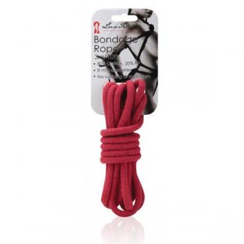 LUX FETISH Rotes Bindeseil 3 m