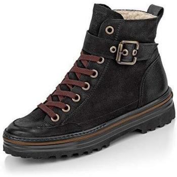 Paul Green Damen‑Nubuckboot 4812/065 – Schwarze Sohle, Größe 41½