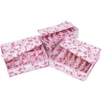 Tiroir à soutien‑gorge pliant – boîte d’organisation pour vêtements, chaussettes, écharpes