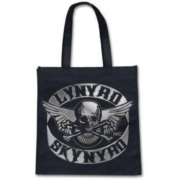 Lynyrd Skynyrd Biker Patch Tote Bag Noir/gris
