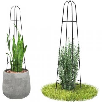 Treilli de jardin Komet 18 × 60 cm, couleur noir