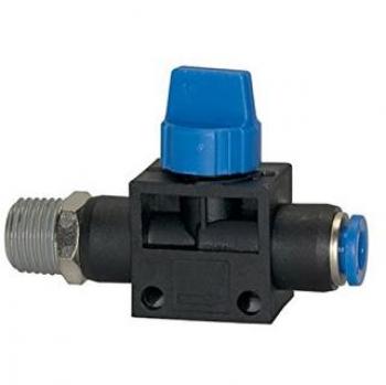 Blaue-Serie-Riegler Absperrventil, Steckanschluss, R 1/8 a., Ø 8 Schlitze