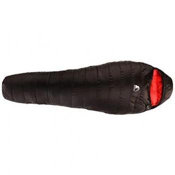 Alvivo Schlafsack Ibex 500 – Schwarz‑Rot, 225 cm, Quechua 2021 Version