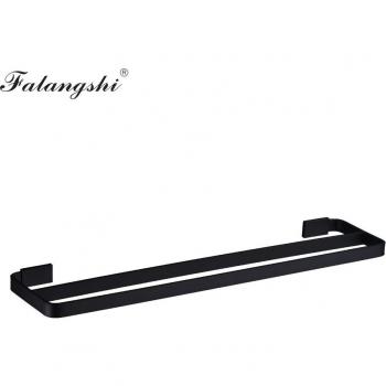Wall-Mounted Modern Black Towel Rack
