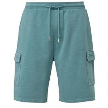 Regular Fit Sweatshorts mit Cargotaschen in Petrol
