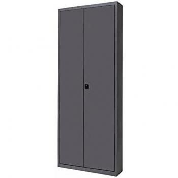 Armario metálico con puertas batientes ROCADA 198x102x45 cm color antracita