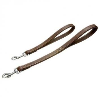 Yak Piel de Mano Tote – 22 mm × 35 cm, Marron Color