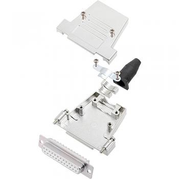 Encitech DTSL37 D-SUB Buchsenleisten-Set 180 ° 37-polig