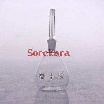 Botella de vidrio de laboratorio de 10ml, picnómetro para determinación de gravedad específica