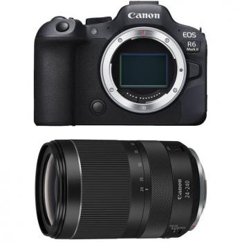 Kit Canon EOS R6 II + RF 24‑240 mm f/4‑6.3 IS USM, protection 3 ans