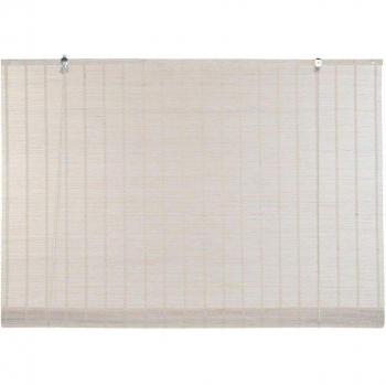 Cortina Rollo Bambu Branco 120×230 cm – DKD