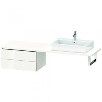 Duravit L‑Cube Base para Consola Blanca (820 × 547 mm) – Conjunto de 2 Cajones