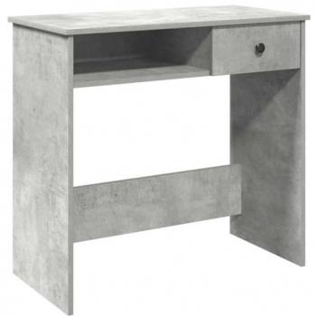 Bureau Gris béton 80x40x75 cm Aggloméré vidaXL