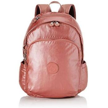 Kipling DELIA Sac à Dos, 37 cm, 16 Litres, Rouge (Metallic Rust)