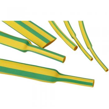 Tubo termoretraibile Hongshang H-2F senza colla Verde e Giallo 4.80 mm 2.40 mm 9.5 m