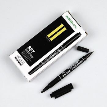 10pcs Double Headed Oily Marker Pen Set for Arts