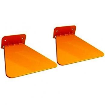 Metal Invisible Bookshelf Set of 2 (Yellow)