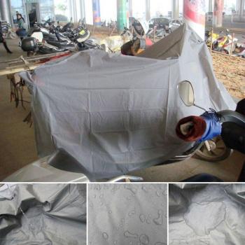 Silver Motorbike Cover
