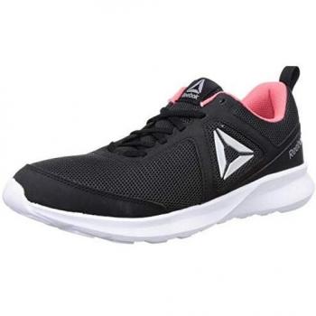 Reebok Quick Motion, Chaussures de Trail Femme, Multicolore (Black/White/Bright Rose/Silver Met 000)