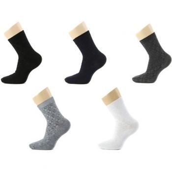 5 Paar Herren Socken Bambusfaser Gitter lässig Atmungsaktiv Antibakteriell Größe EUR 39-43