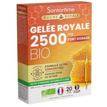 Gelée Royale 2500mg Bio 20 Ampollas