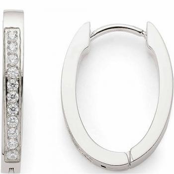 LEONARDO Paar Creolen »Ohrring Ronia Beauty's, 023245, 023246«, mit Zirkonia (synth.)