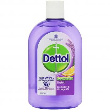 Dettol Disinfectant Antibacterial Liquid Lavender & Orange Extract Oil 500ml
